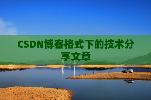 CSDN博客格式下的技术分享文章